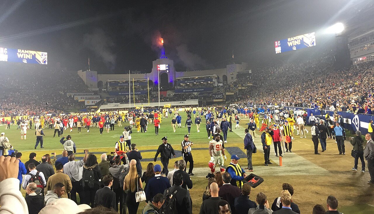 Los Angeles Memorial Coliseum — former home of the Rams